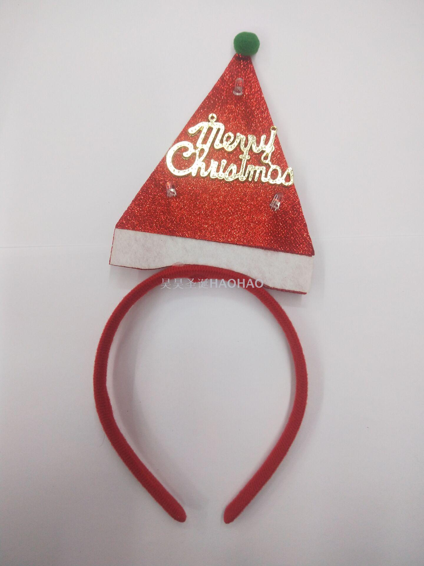 Christmas Head Buckle Christmas Tree Christmas Hat Head Buckle with Light Adult and Children Head Buckle Party Supplies Christmas Factory Direct Sales Christmas Head Buckle Christmas Tree Christmas Hat Head Buckle with Light Adult and Children Head Buckle Party Supplies Christmas Factory Direct Sales