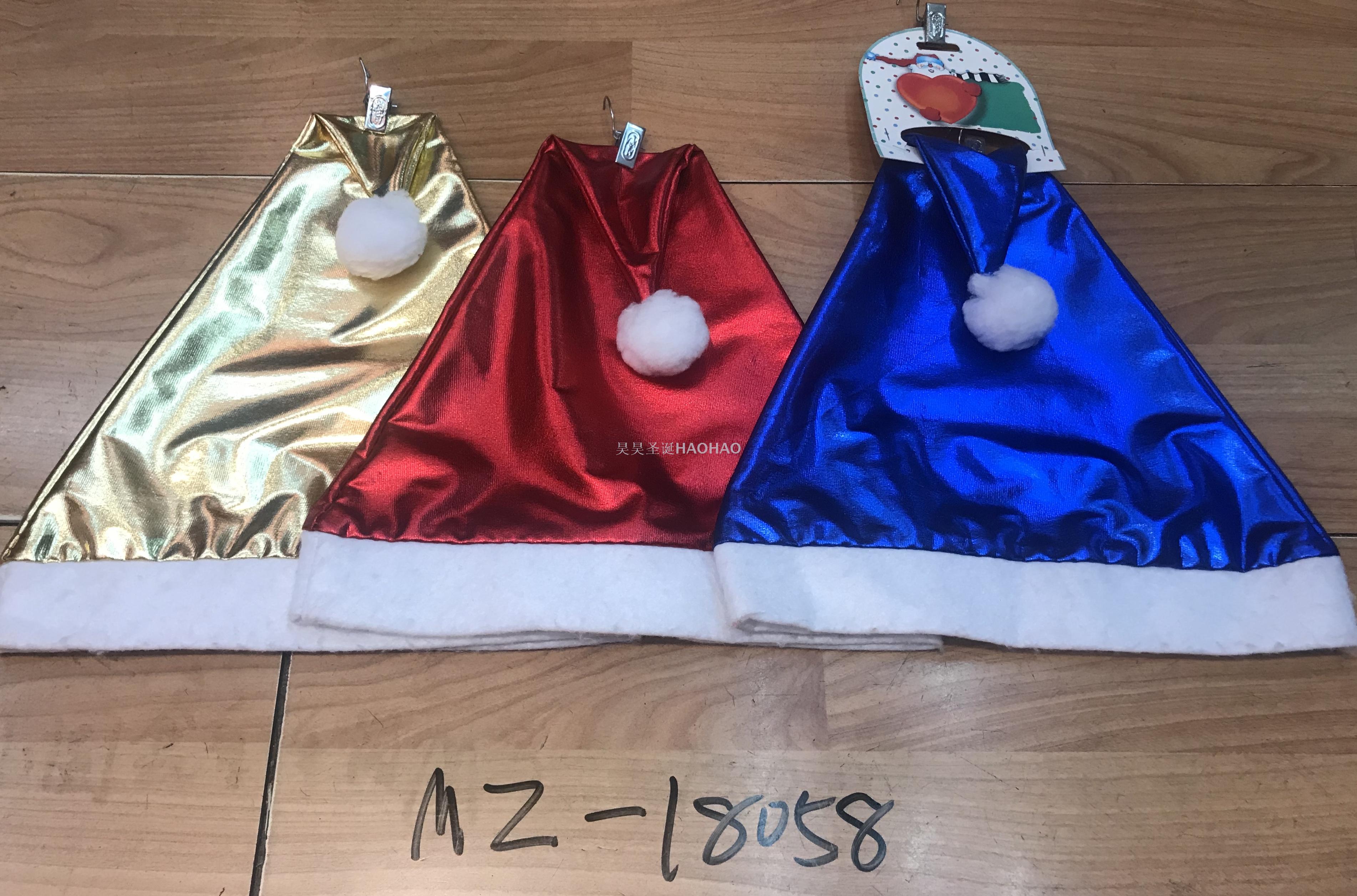 Christmas Dress up Christmas Hat High Quality Non-Woven Fabric Children Adult Santa Claus Holiday Gift Factory Direct Sales