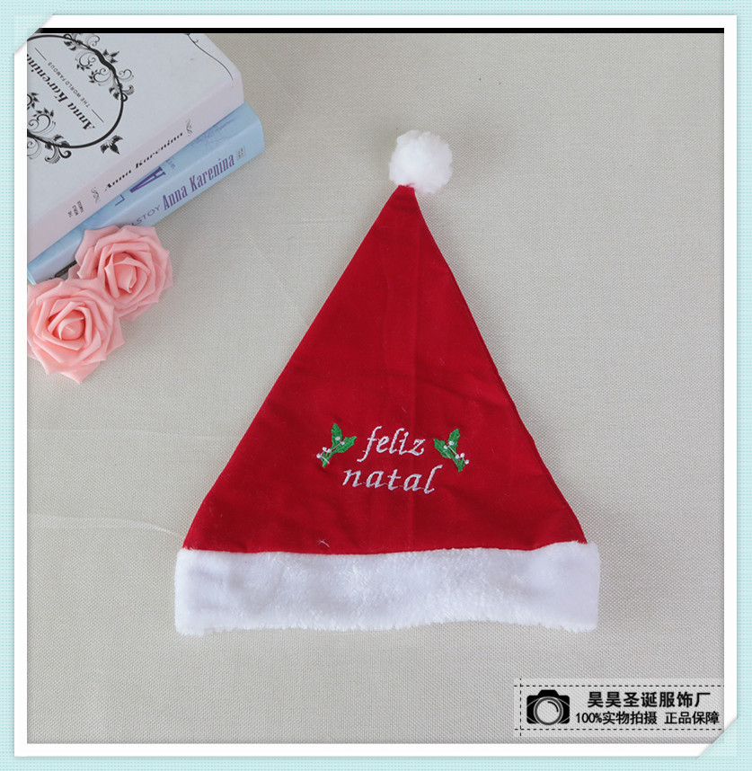 Christmas Party Supplies Adult and Children Universal Red Christmas Hat