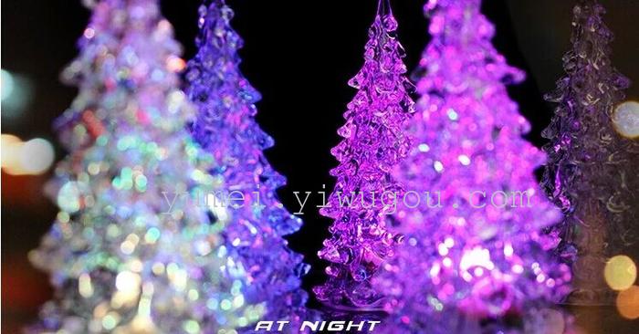 Colorful colorful night light acrylic Christmas tree Christmas tree night lights Crystal Christmas tree night light Colorful colorful night light acrylic Christmas tree Christmas tree night lights Crystal Christmas tree night light