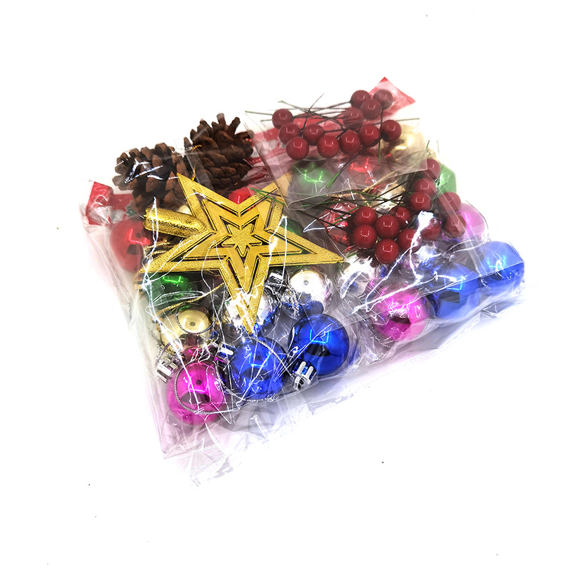 Christmas Decoration Gift Christmas Mini Desktop Christmas Tree Package with Decorations with Lights