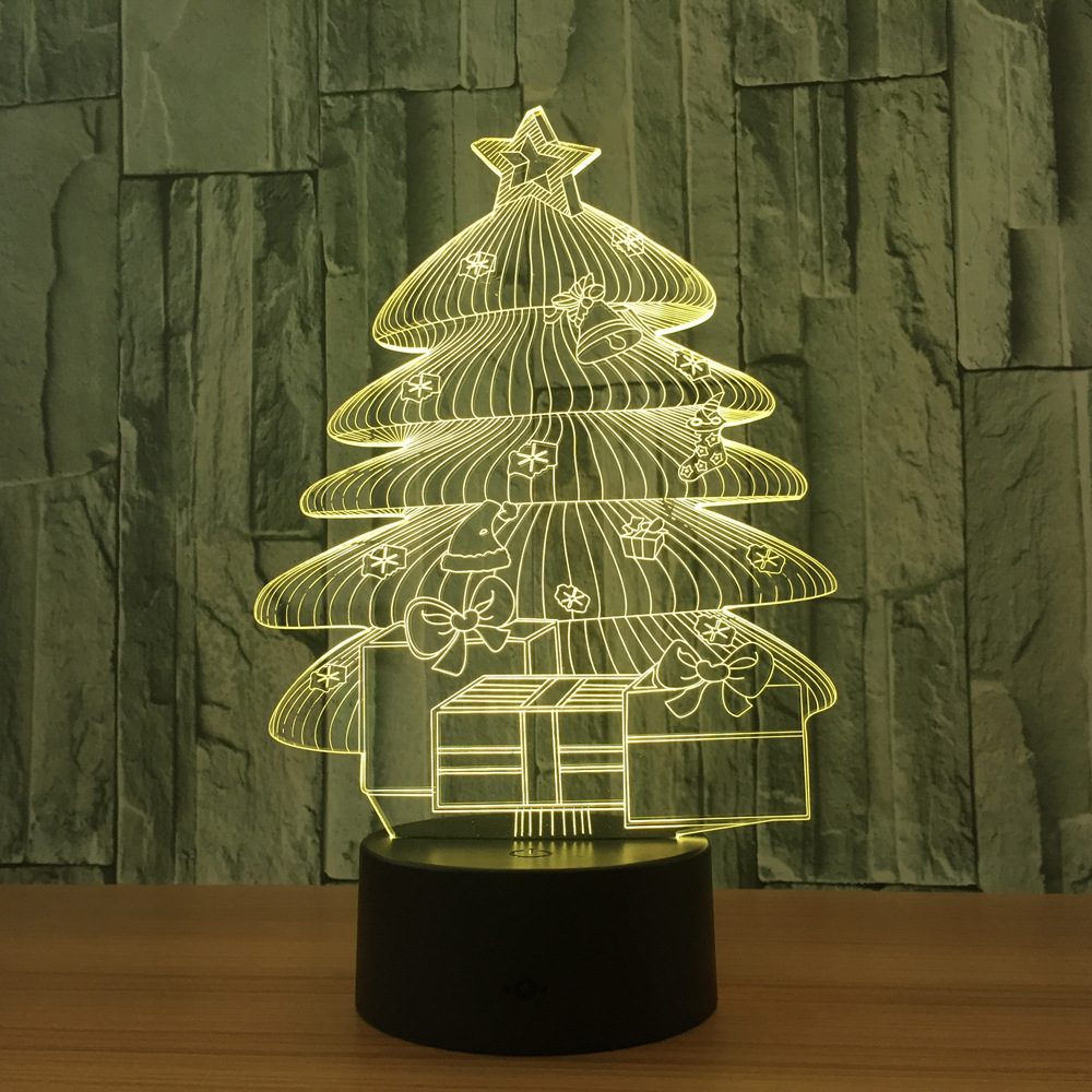 Christmas tree night lights cross border source manufacturer new exotic colorful led touch remote lamp Christmas tree night lights cross border source manufacturer new exotic colorful led touch remote lamp