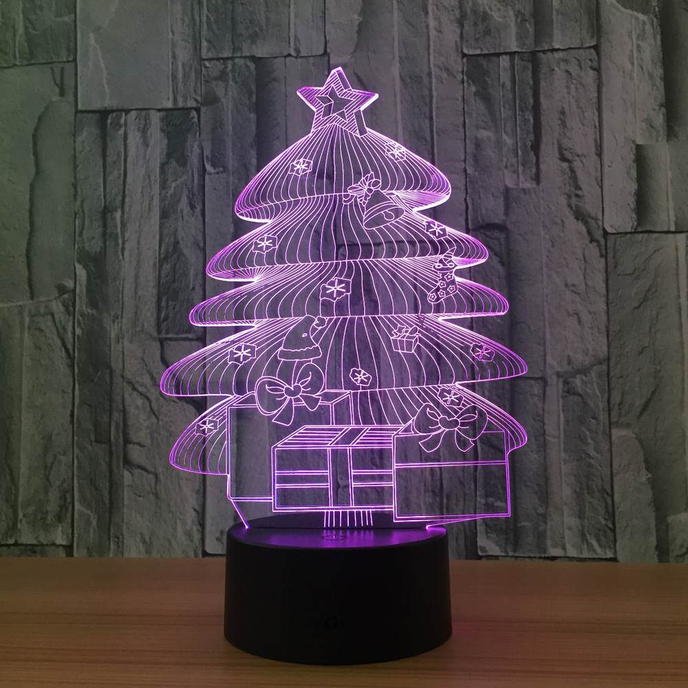 Christmas tree night lights cross border source manufacturer new exotic colorful led touch remote lamp Christmas tree night lights cross border source manufacturer new exotic colorful led touch remote lamp