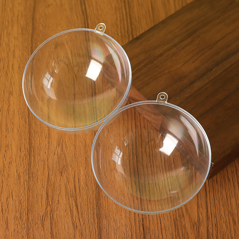3-20cmps Hollow Plastic Transparent Ball Shopping Mall Festival Creative Christmas Ball Wedding Decorations Ball