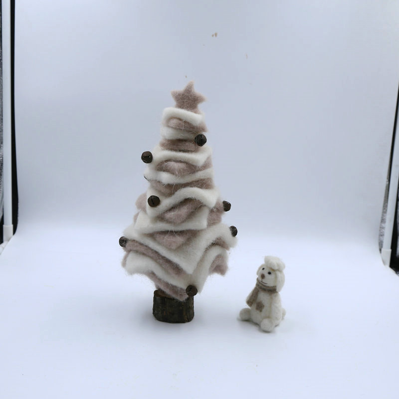 Woolen felt Christmas tree upholstery indoor small Christmas tree tabletop factory direct sale Woolen felt Christmas tree upholstery indoor small Christmas tree tabletop factory direct sale