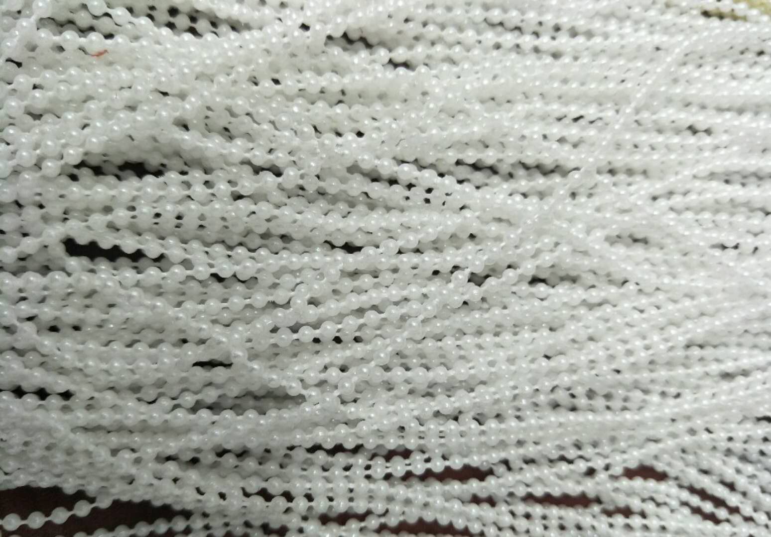 Imitation Pearl Cotton Thread Beads String Wedding Dress Christmas Crafts Lighting Accessories Door Curtain Flower Ornament Headdress Accessories