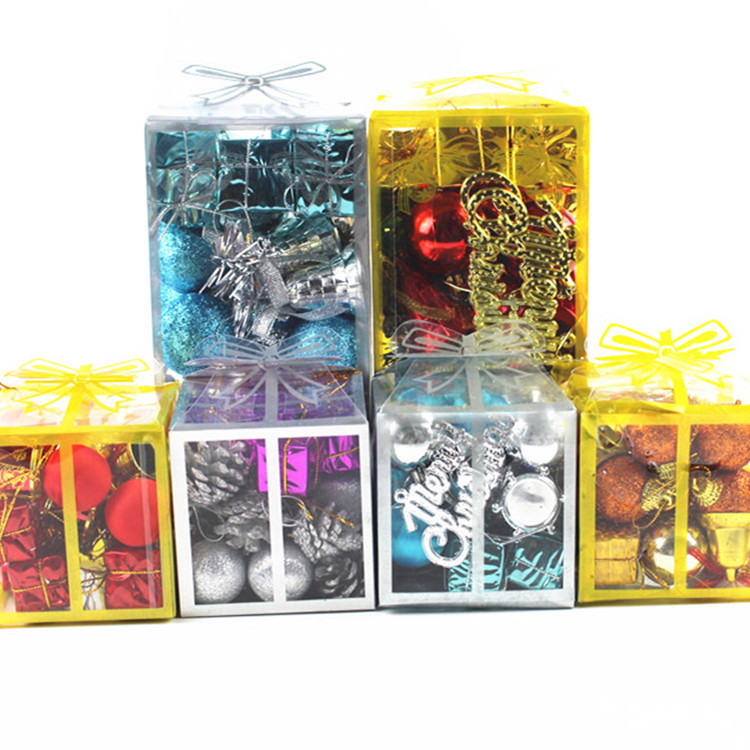Christmas Decorations Butterfly Gift Box a Lot of Small Gifts Christmas Tree Pendant Decoration Dress up Ornaments