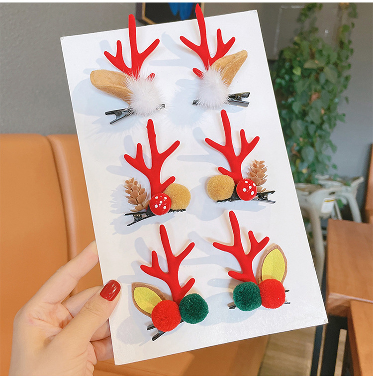 Christmas Ornaments Children Dress up Hairpin Elk Horn Headdress Barrettes Mori Girl Christmas Hat Hair Accessories Christmas Ornaments Children Dress up Hairpin Elk Horn Headdress Barrettes Mori Girl Christmas Hat Hair Accessories
