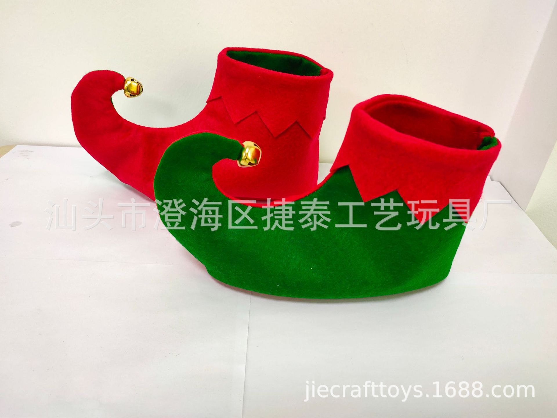 Christmas Elf Shoes Christmas Stocking Ball Dress up Elf Elf Candy-like Shoes Hat Cross-Border E-Commerce Hot Sale Christmas Elf Shoes Christmas Stocking Ball Dress up Elf Elf Candy-like Shoes Hat Cross-Border E-Commerce Hot Sale