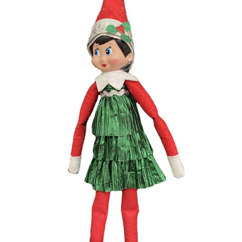 Christmas Elf Dress Cross-Border Bookshelf Elf Clothes New