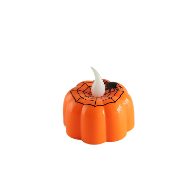 Halloween Pumpkin Lamp Ghost Festival Decoration Props LED Electronic Candle Light Party Supplies Glowing Night Lights Storm Lantern