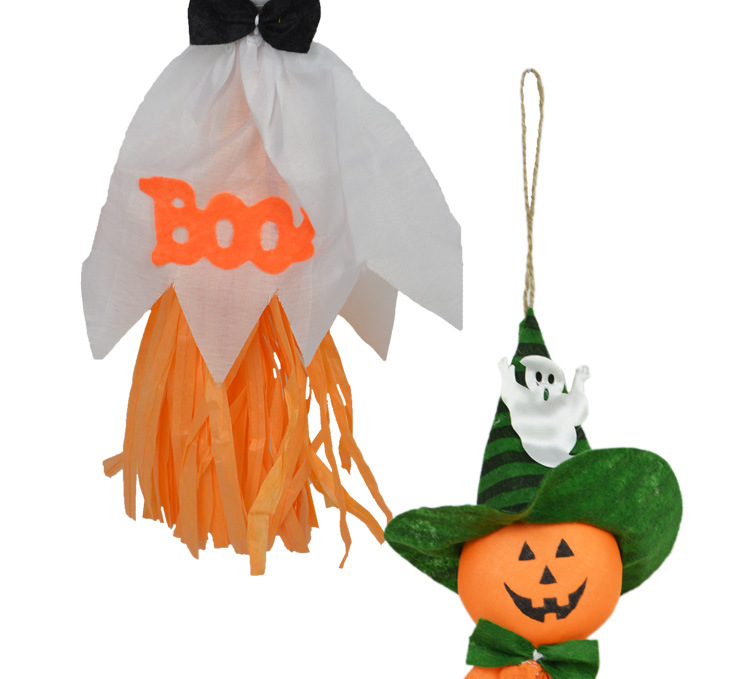Cross Border hot style hotel Kindergarten bar Halloween decoration supplies ghost flowers decoration props hang pumpkin Cross Border hot style hotel Kindergarten bar Halloween decoration supplies ghost flowers decoration props hang pumpkin