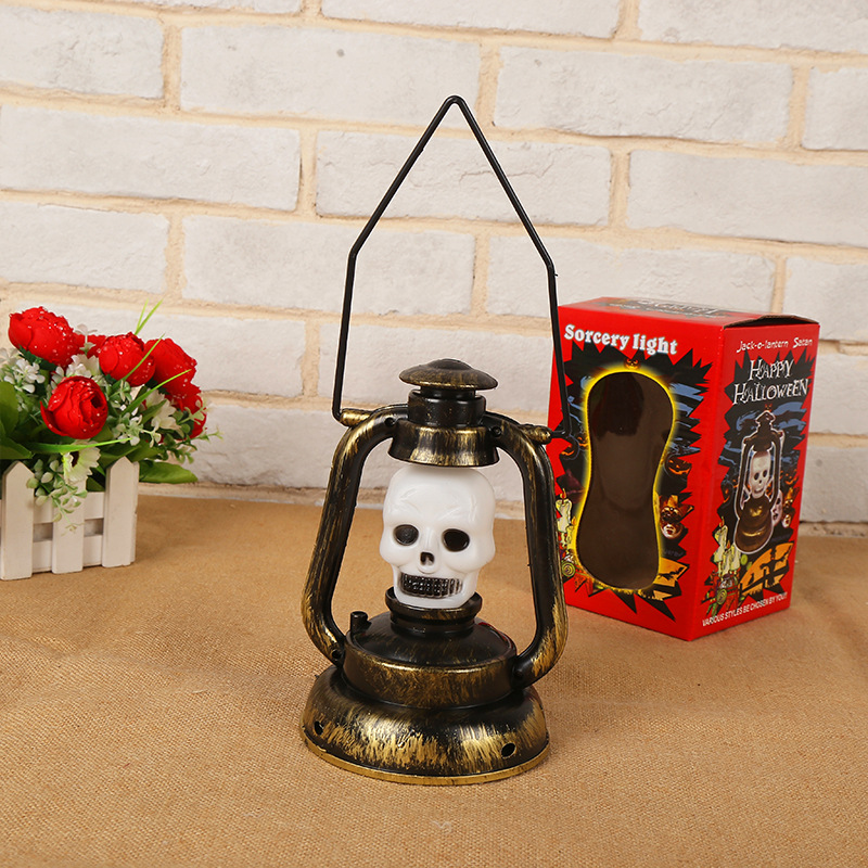 2019 Halloween, Halloween, kerosene lamp haunted house decorative lamp witch jack - o &#039;- the lantern decorative supplies wholesale manufacturers direct sales