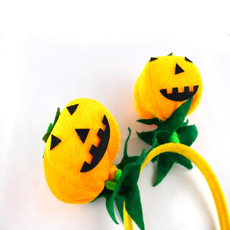 Halloween Pumpkin Ball Headband Carter Headdress Adult and Children Headband Easter Headband Ball Party Supplies