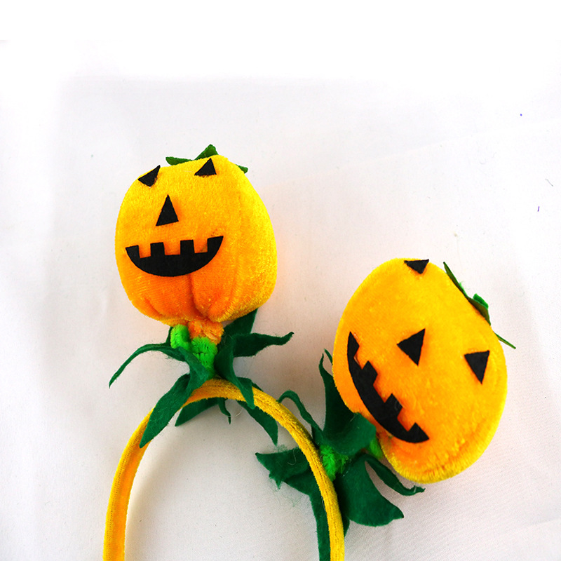 Halloween Pumpkin Ball Headband Carter Headdress Adult and Children Headband Easter Headband Ball Party Supplies