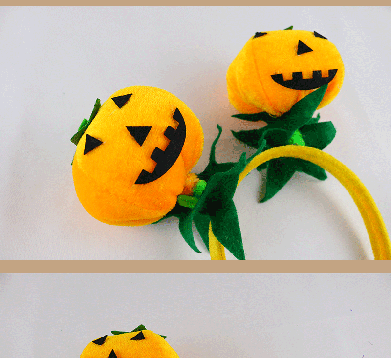 Halloween Pumpkin Ball Headband Carter Headdress Adult and Children Headband Easter Headband Ball Party Supplies Halloween Pumpkin Ball Headband Carter Headdress Adult and Children Headband Easter Headband Ball Party Supplies