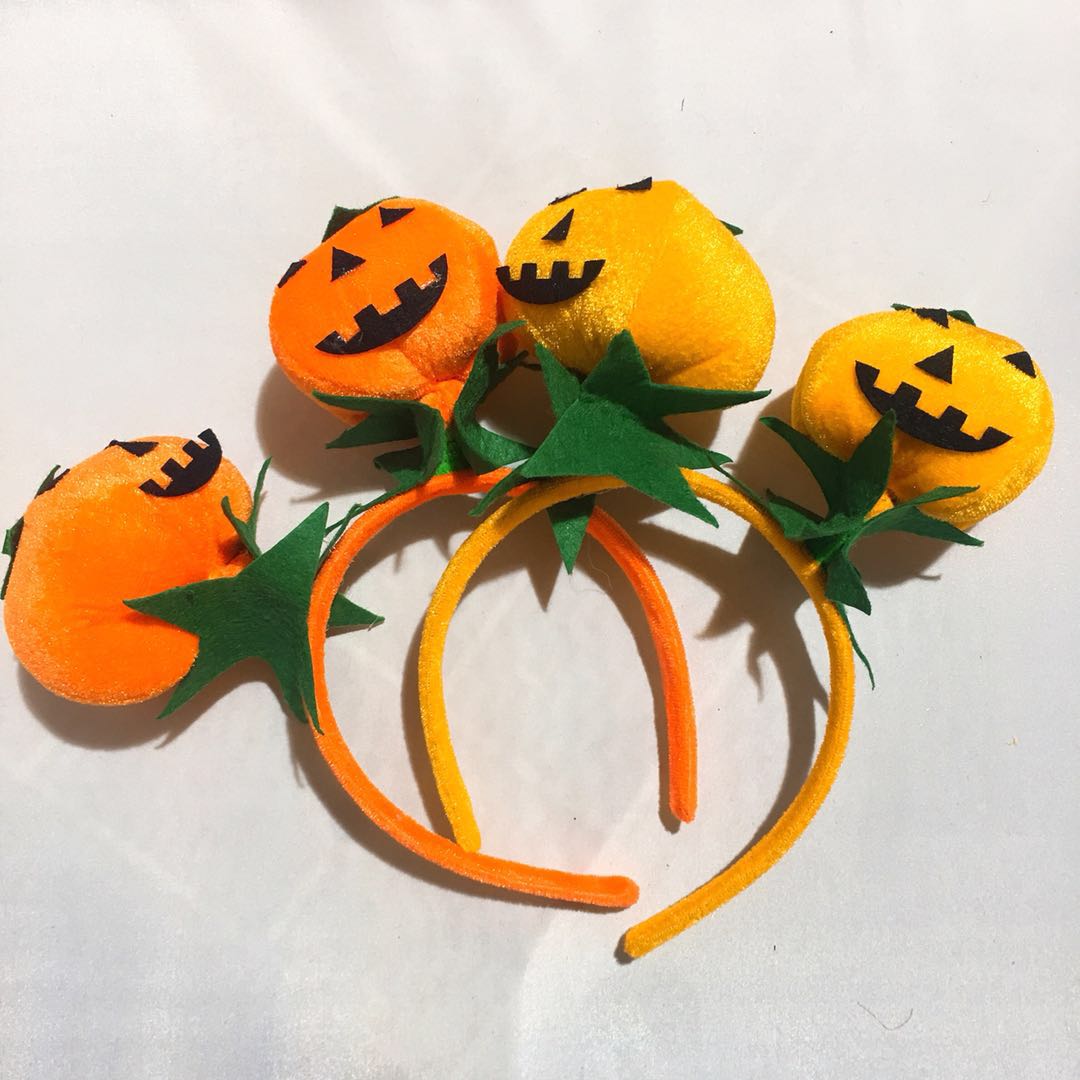 Halloween Pumpkin Ball Headband Carter Headdress Adult and Children Headband Easter Headband Ball Party Supplies Halloween Pumpkin Ball Headband Carter Headdress Adult and Children Headband Easter Headband Ball Party Supplies