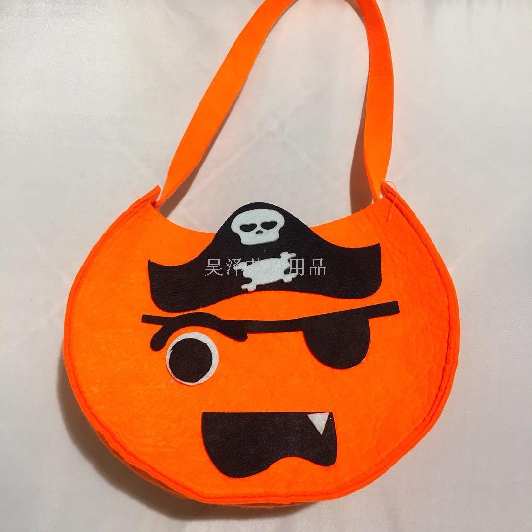 Halloween Candy Bag Ghost Festival Portable Pumpkin Bag Gift Bag Popular Decoration Props Supplies Christmas Gift Bag