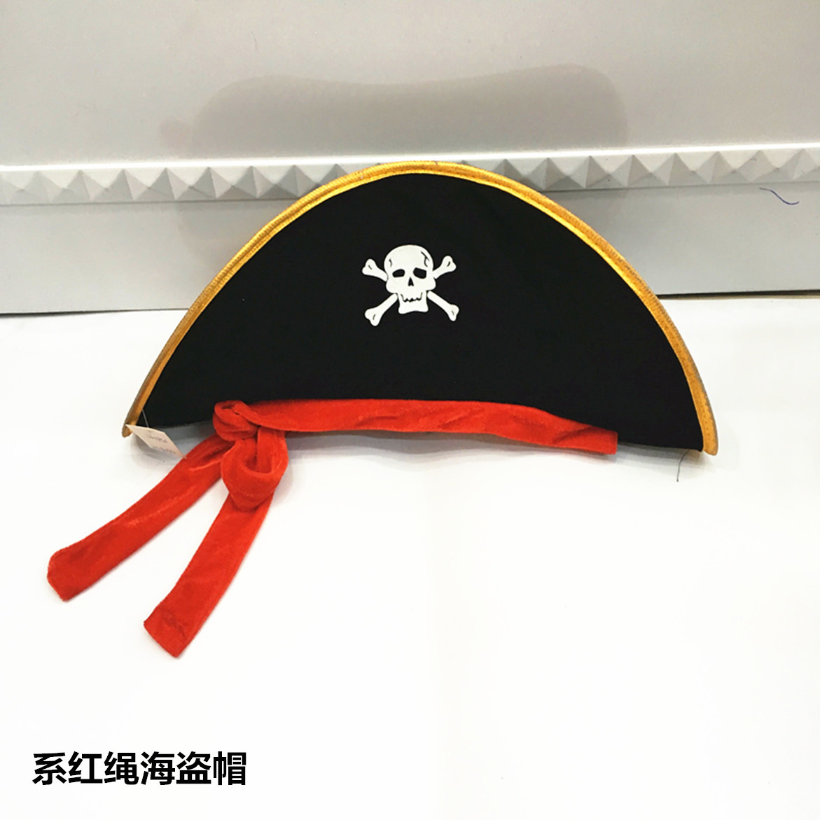 Halloween Hat Cosplay Prop Party Supplies Pirate Captain Hat Caribbean Skull Pirate Hat