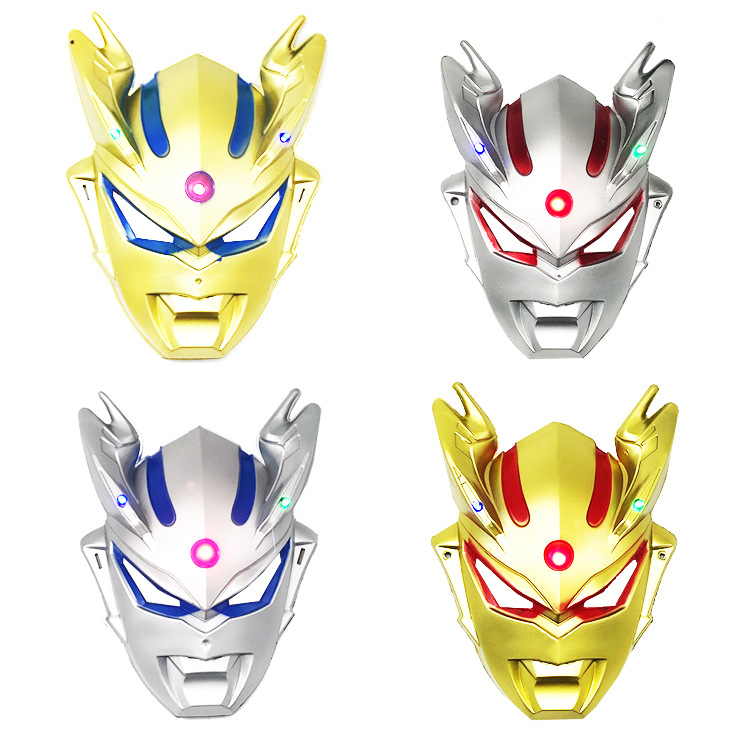 Luminous Mask Easter Cartoon Celo Cos Anime Children&#039;s Party Supplies Halloween Ultraman Mask