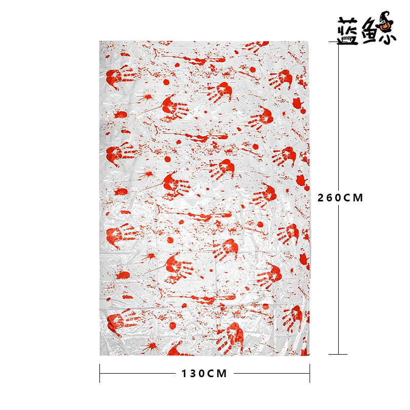 Halloween Halloween site atmosphere layout supplies blood utensils tablecloth Murals haunted house bar decoration