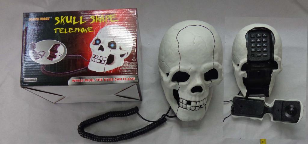 Halloween ghoslandline telephone bar electronic supplies skeleton ghost phone