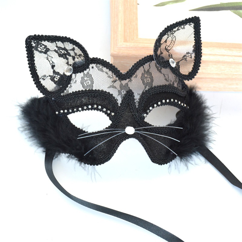 mask Christmas supplies Foreign trade costume party mask sex animal cat face PVC Halloween mask Christmas supplies mask Christmas supplies Foreign trade costume party mask sex animal cat face PVC Halloween mask Christmas supplies