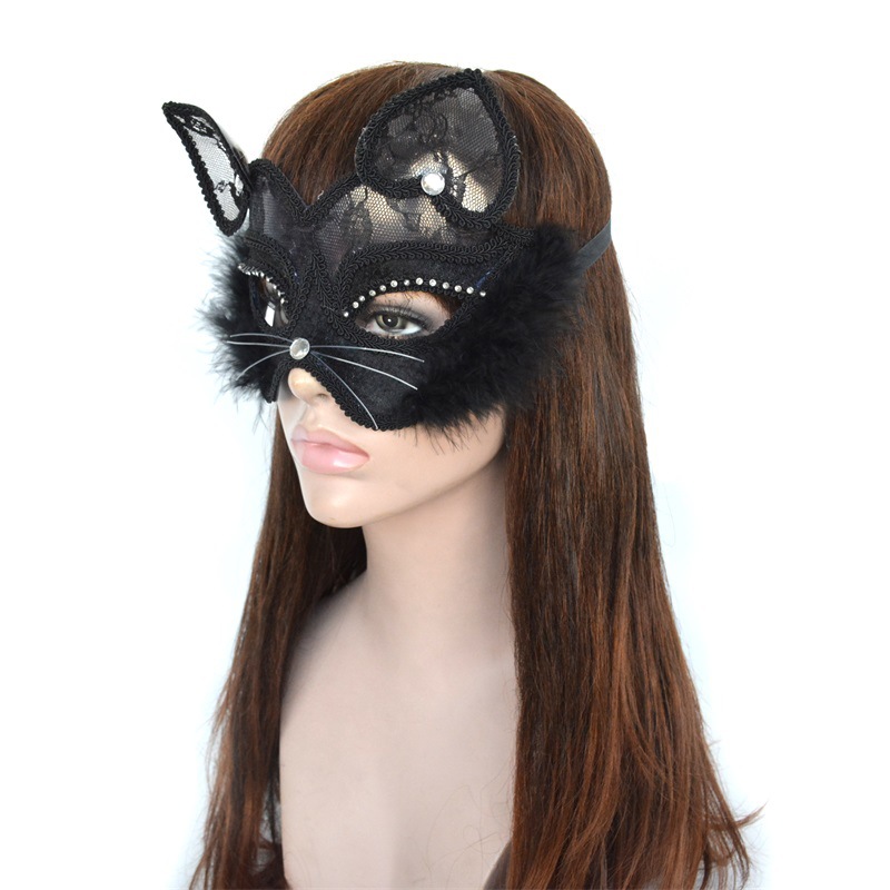 mask Christmas supplies Foreign trade costume party mask sex animal cat face PVC Halloween mask Christmas supplies mask Christmas supplies Foreign trade costume party mask sex animal cat face PVC Halloween mask Christmas supplies