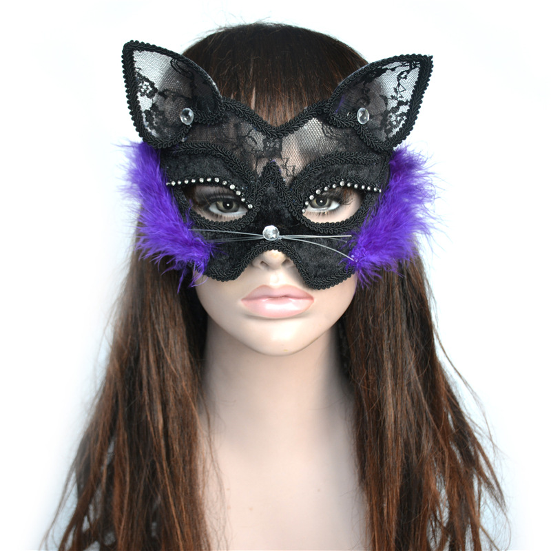 mask Christmas supplies Foreign trade costume party mask sex animal cat face PVC Halloween mask Christmas supplies mask Christmas supplies Foreign trade costume party mask sex animal cat face PVC Halloween mask Christmas supplies