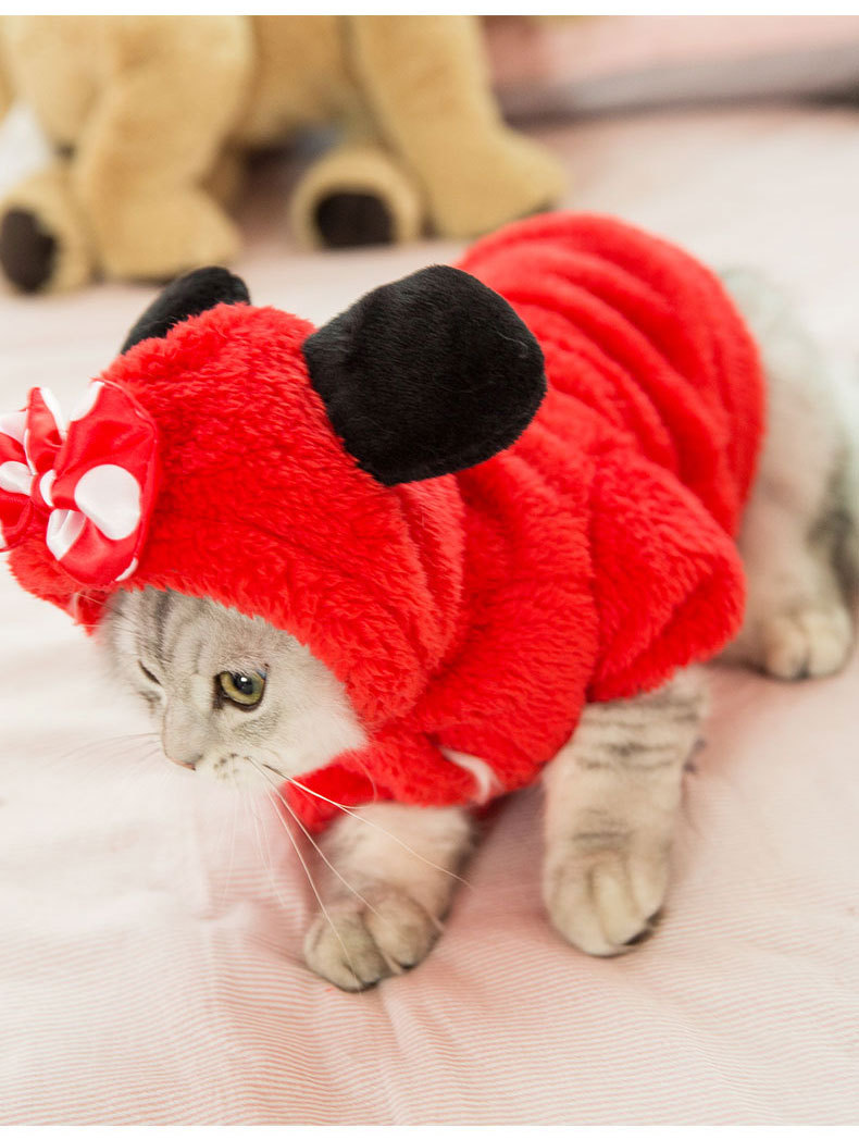 Clothes Kitten Cute Funny Pet Suit British Shorthair Little Cat Fall and Winter Clothes Halloween Decoration Supplies Clothes Kitten Cute Funny Pet Suit British Shorthair Little Cat Fall and Winter Clothes Halloween Decoration Supplies