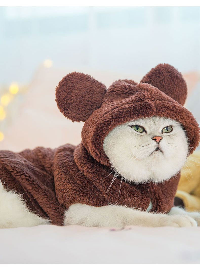 Clothes Kitten Cute Funny Pet Suit British Shorthair Little Cat Fall and Winter Clothes Halloween Decoration Supplies Clothes Kitten Cute Funny Pet Suit British Shorthair Little Cat Fall and Winter Clothes Halloween Decoration Supplies