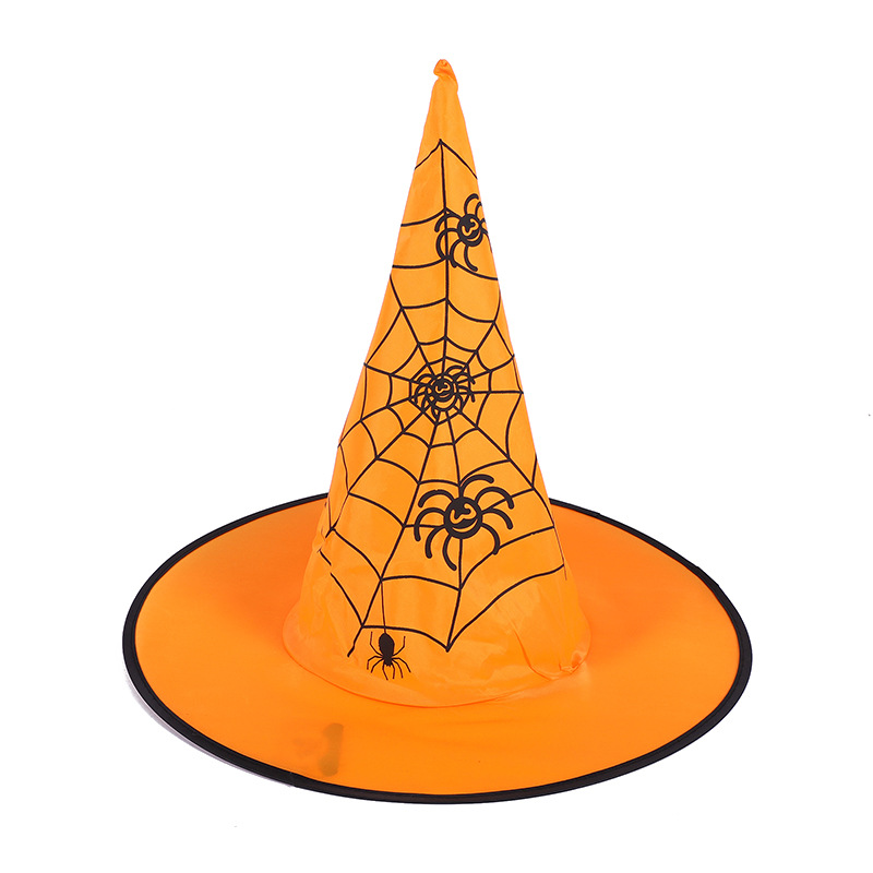 Halloween Witch Hat Oxford Cloth Wizard's Hat Makeup Costume Props Decoration Supplies Ball Magic Witch Hat Halloween Witch Hat Oxford Cloth Wizard's Hat Makeup Costume Props Decoration Supplies Ball Magic Witch Hat