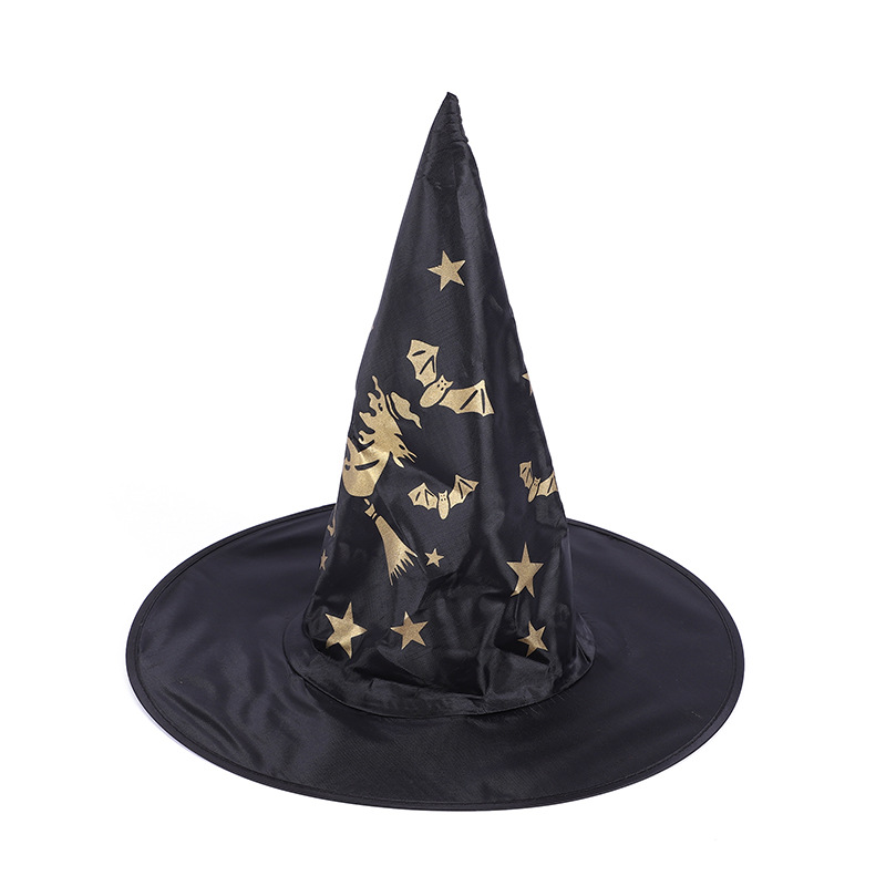 Halloween Witch Hat Oxford Cloth Wizard's Hat Makeup Costume Props Decoration Supplies Ball Magic Witch Hat Halloween Witch Hat Oxford Cloth Wizard's Hat Makeup Costume Props Decoration Supplies Ball Magic Witch Hat