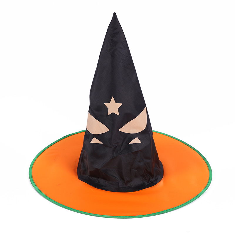 Halloween Witch Hat Oxford Cloth Wizard's Hat Makeup Costume Props Decoration Supplies Ball Magic Witch Hat Halloween Witch Hat Oxford Cloth Wizard's Hat Makeup Costume Props Decoration Supplies Ball Magic Witch Hat