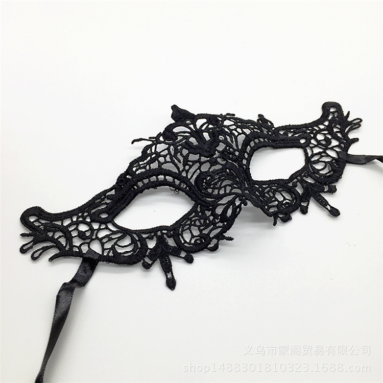 Cross border for black lace eye mask shaping Halloween party Masquerade party Christmas supplies Cross border for black lace eye mask shaping Halloween party Masquerade party Christmas supplies