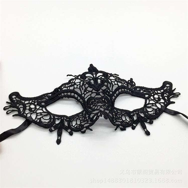 Cross border for black lace eye mask shaping Halloween party Masquerade party Christmas supplies Cross border for black lace eye mask shaping Halloween party Masquerade party Christmas supplies