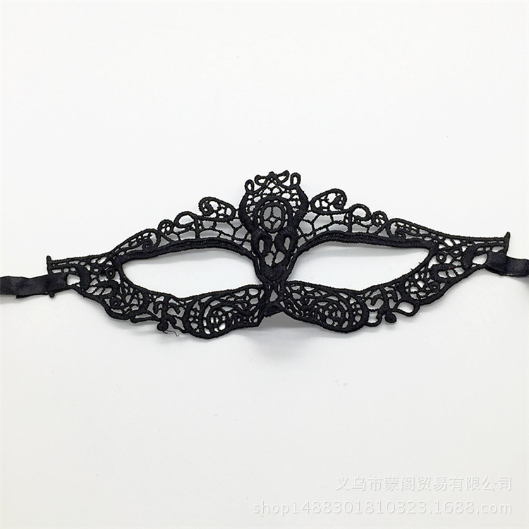 Cross border for black lace eye mask shaping Halloween party Masquerade party Christmas supplies Cross border for black lace eye mask shaping Halloween party Masquerade party Christmas supplies