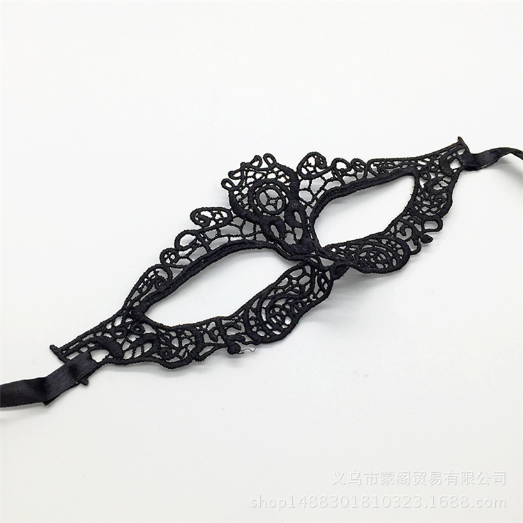 Cross border for black lace eye mask shaping Halloween party Masquerade party Christmas supplies Cross border for black lace eye mask shaping Halloween party Masquerade party Christmas supplies