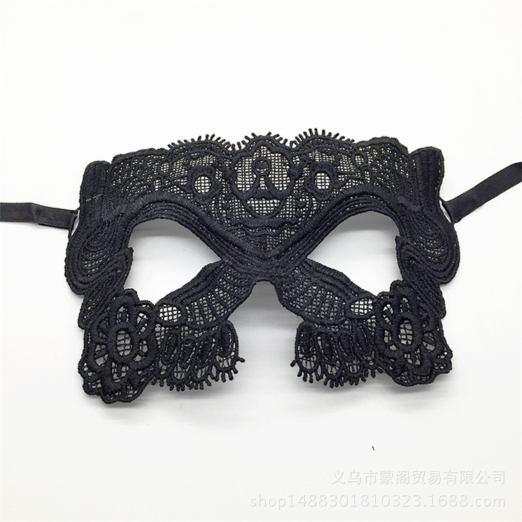 Cross border for black lace eye mask shaping Halloween party Masquerade party Christmas supplies Cross border for black lace eye mask shaping Halloween party Masquerade party Christmas supplies