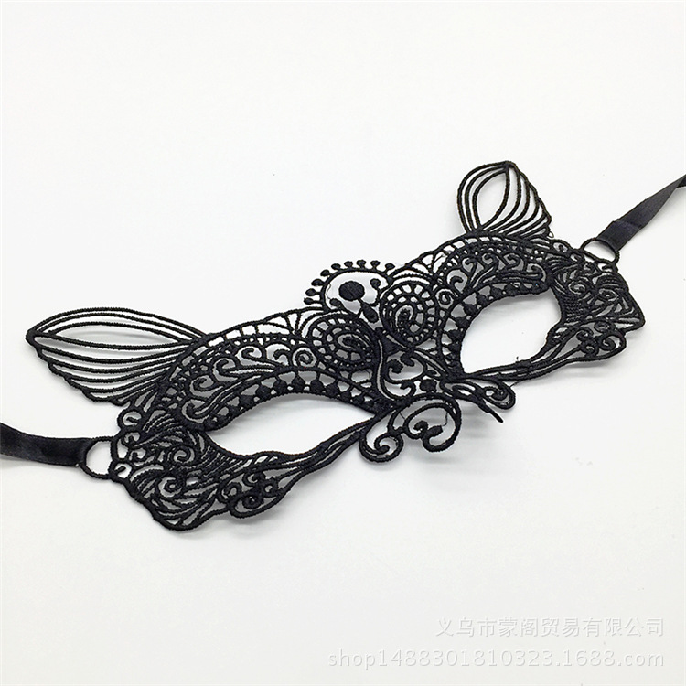 Cross border for black lace eye mask shaping Halloween party Masquerade party Christmas supplies Cross border for black lace eye mask shaping Halloween party Masquerade party Christmas supplies