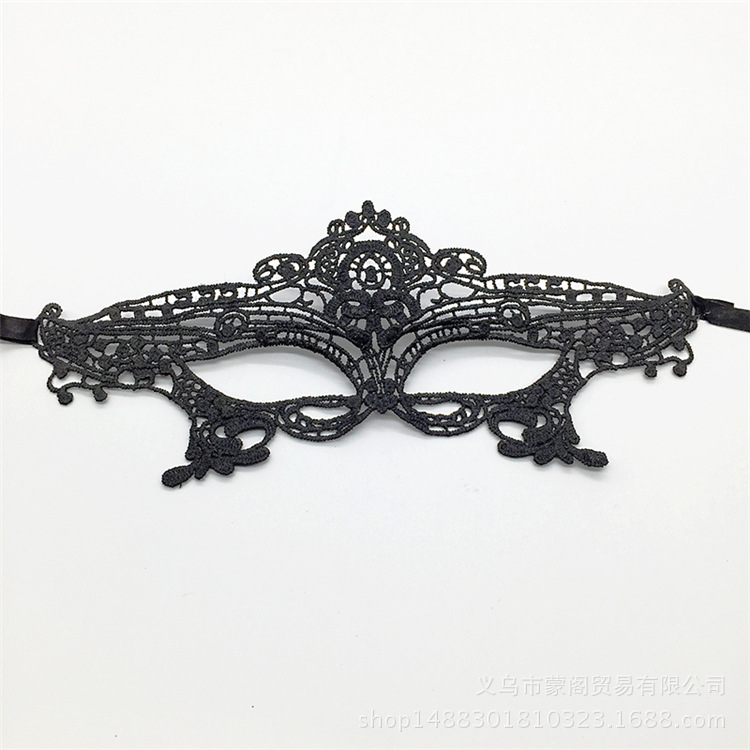 Cross border for black lace eye mask shaping Halloween party Masquerade party Christmas supplies Cross border for black lace eye mask shaping Halloween party Masquerade party Christmas supplies