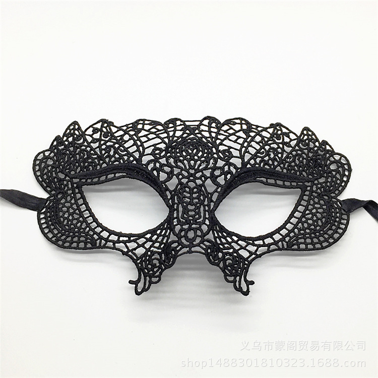 Cross border for black lace eye mask shaping Halloween party Masquerade party Christmas supplies Cross border for black lace eye mask shaping Halloween party Masquerade party Christmas supplies