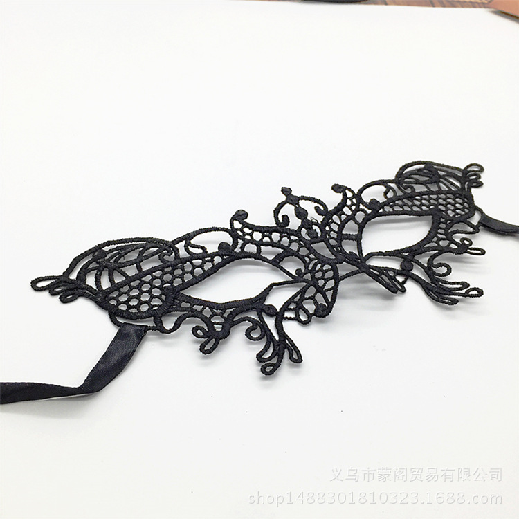 Cross border for black lace eye mask shaping Halloween party Masquerade party Christmas supplies Cross border for black lace eye mask shaping Halloween party Masquerade party Christmas supplies