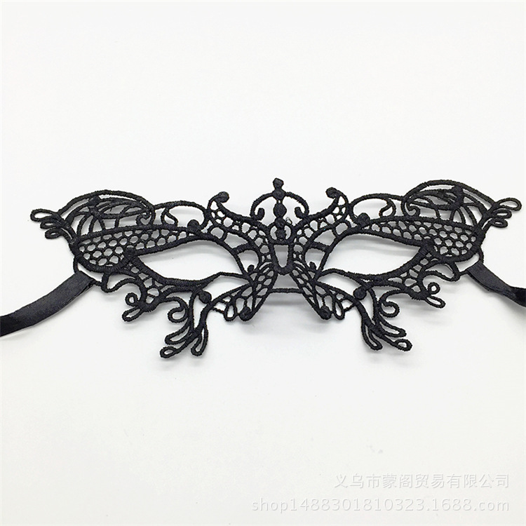 Cross border for black lace eye mask shaping Halloween party Masquerade party Christmas supplies Cross border for black lace eye mask shaping Halloween party Masquerade party Christmas supplies
