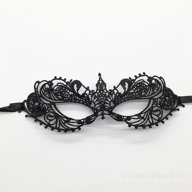 Cross border for black lace eye mask shaping Halloween party Masquerade party Christmas supplies Cross border for black lace eye mask shaping Halloween party Masquerade party Christmas supplies