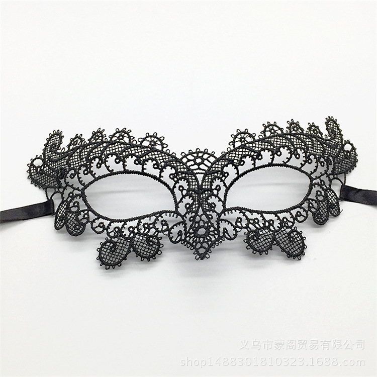 Cross border for black lace eye mask shaping Halloween party Masquerade party Christmas supplies Cross border for black lace eye mask shaping Halloween party Masquerade party Christmas supplies