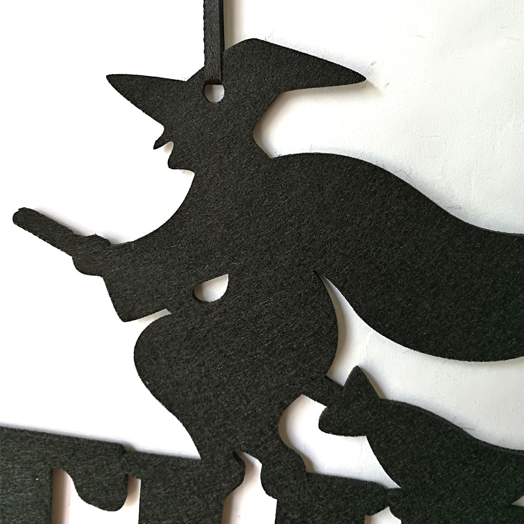 Factory Wholesale Non-Woven Halloween Door Hanging and Wall Decorations Party Supplies Decoration Ornaments Crafts Wholesale