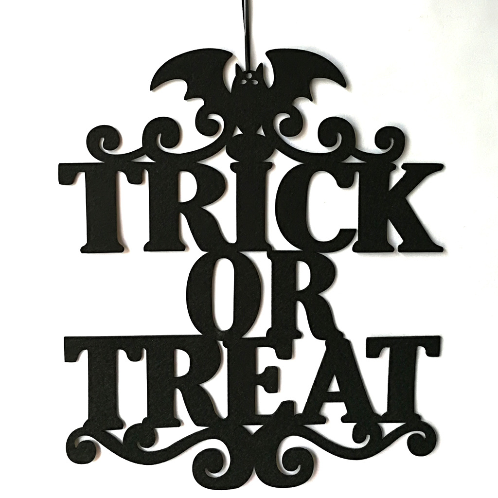 Factory Wholesale Non-Woven Halloween Door Hanging and Wall Decorations Party Supplies Decoration Ornaments Crafts Wholesale