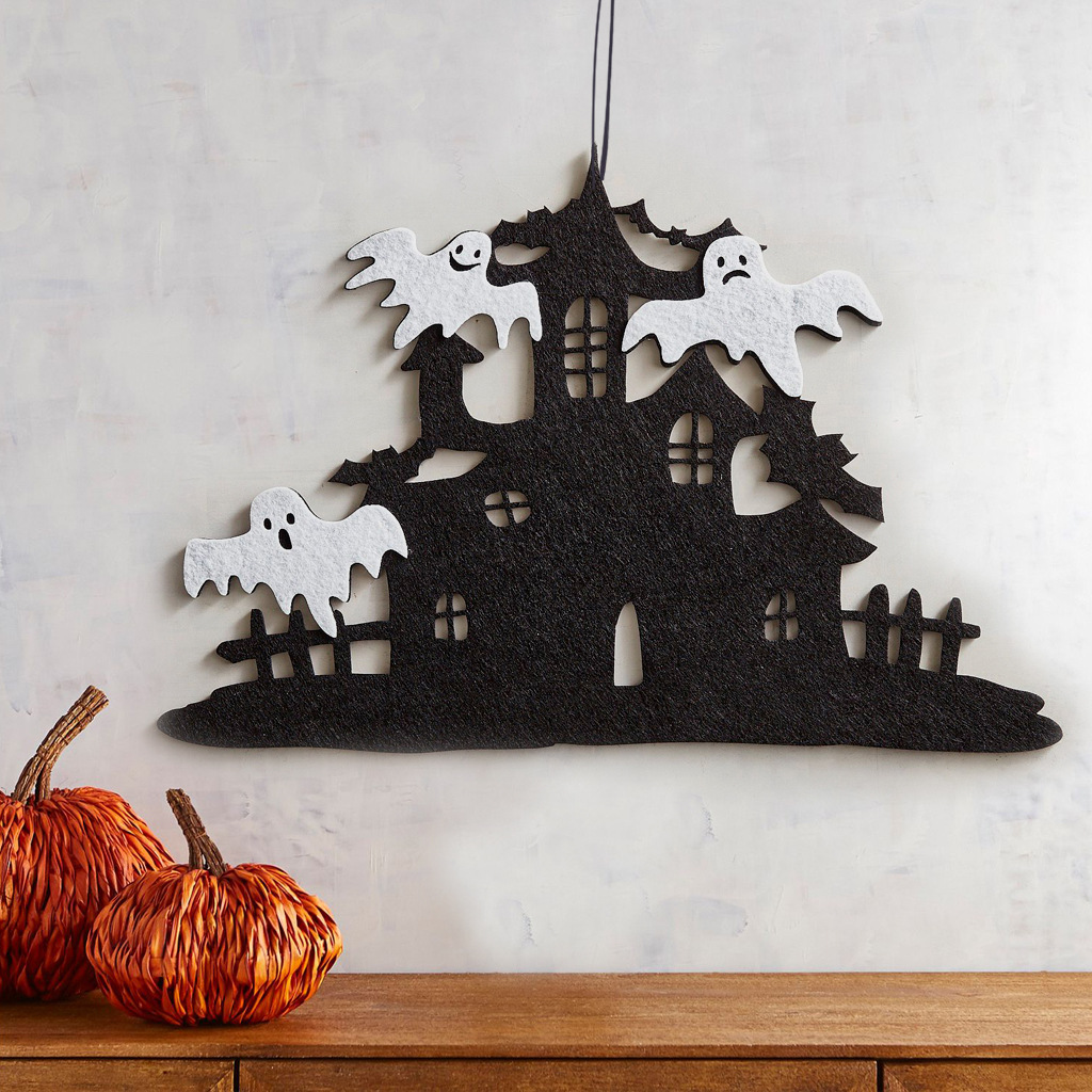 Factory Wholesale Non-Woven Halloween Door Hanging and Wall Decorations Party Supplies Decoration Ornaments Crafts Wholesale