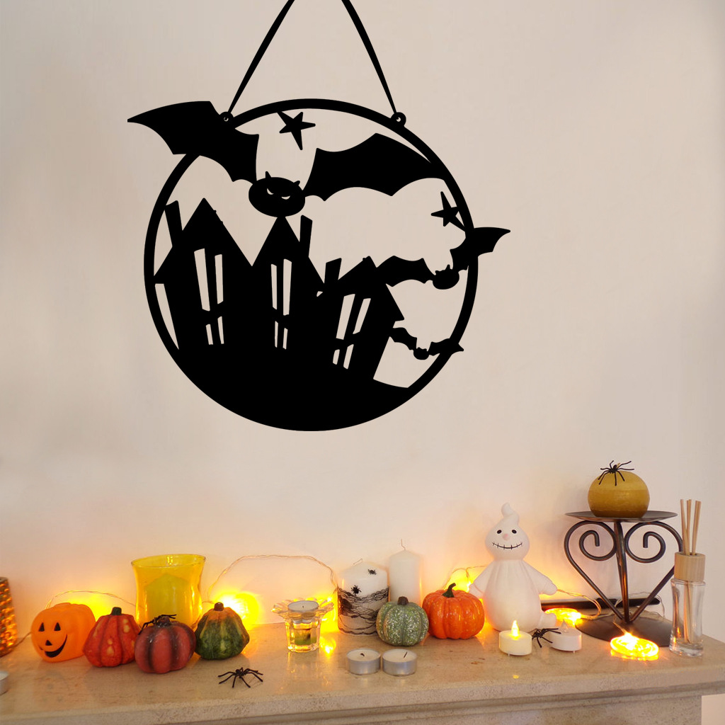 Factory Wholesale Non-Woven Halloween Door Hanging and Wall Decorations Party Supplies Decoration Ornaments Crafts Wholesale